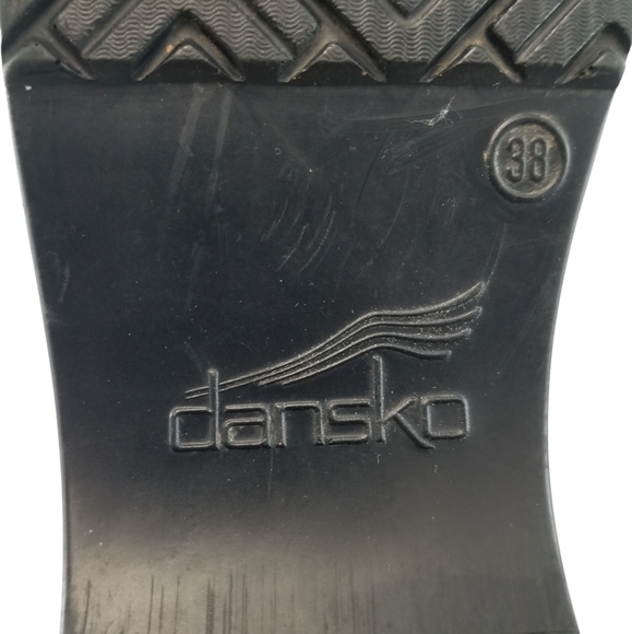 Dansko Professional Clogs Patent Burgundy Shoes Women's Size 7.5 - 8 EU Size 38 - Picture 9 of 16